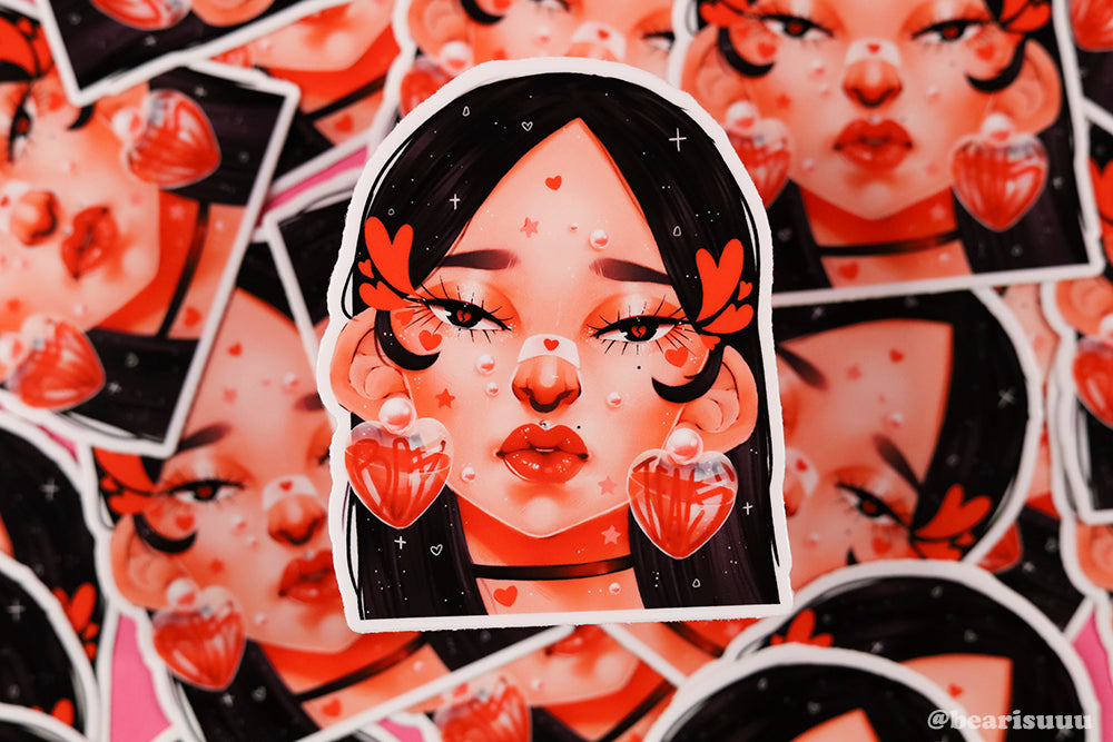 Boy Tears Sticker